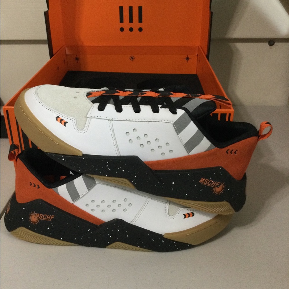 Fendi Black and Orange Shoe Box